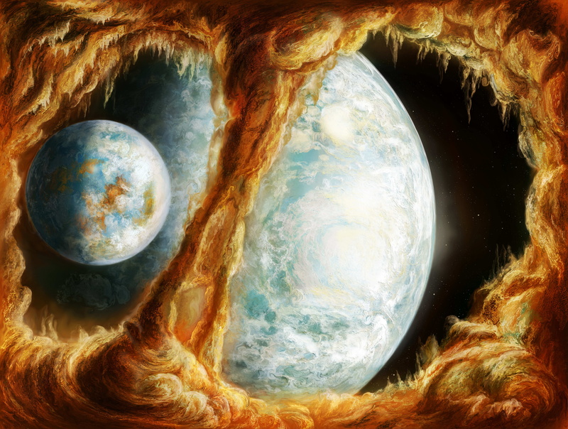 exploration, outdoors, 8K, Tyrannids, planet, planet - space, globe - man made object, close-up, Warhammer 40,000, stars, astronomy, cloud - sky, nature