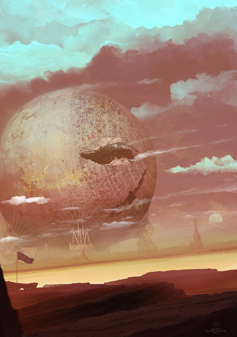 artwork, 720P, futuristic, Kuldar Leement, science fiction