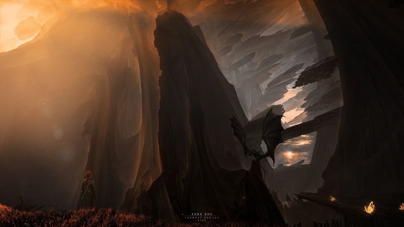 fantasy Art, dragon, 1080P, Kuldar Leement