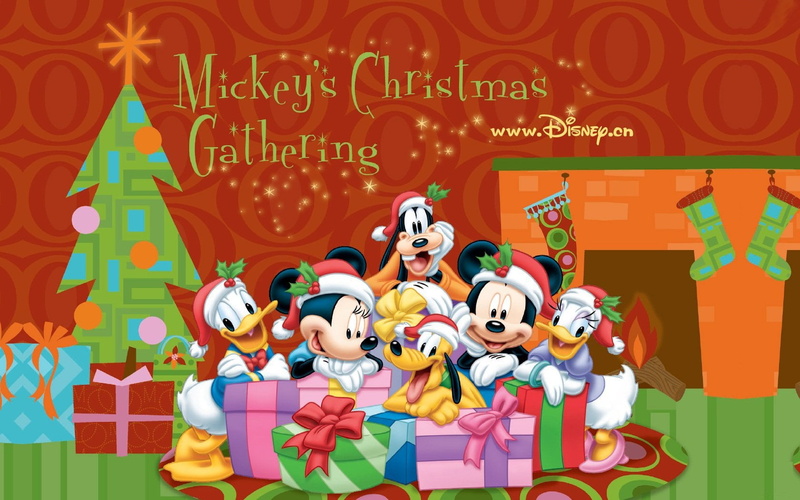communication, emotion, Daisy Duck, Holiday, Minnie Mouse, multi colored, Mickey Mouse, creativity, Donald Duck, 720P, Merry Christmas, western script