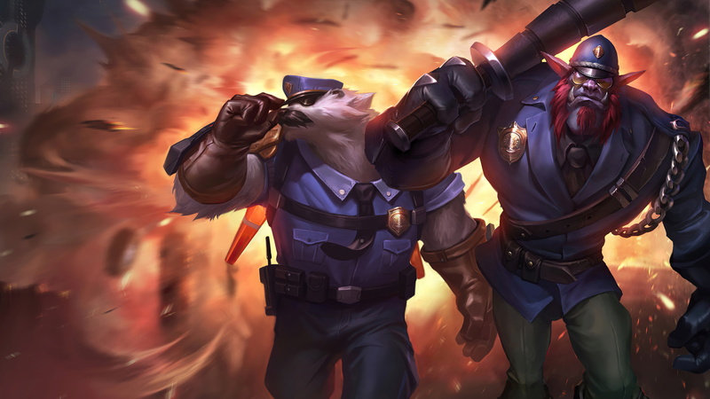 captain, Riot Games, Volibear, League of Legends, 4K