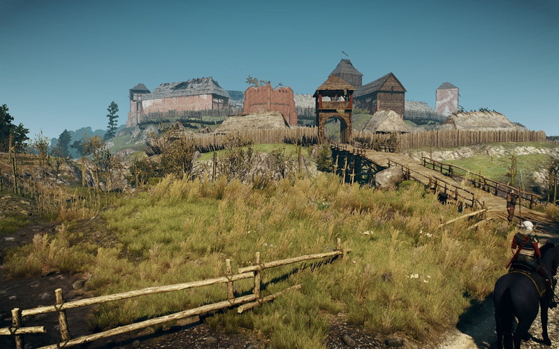 land, The Witcher, video games, plant, The Witcher 3: Wild Hunt, belief, travel destinations, tree, religion, clear sky, environment, place of worship