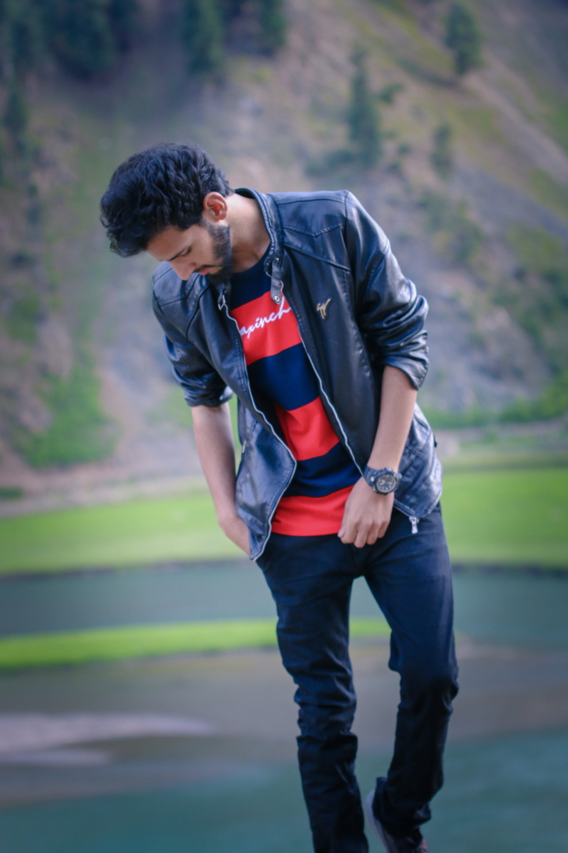 fashion, hair style, outdoors, standing, looking, adolescence, adult, boy, young, casual clothing, stylish, pose, lifestyles, 5K, travel, focus on foreground