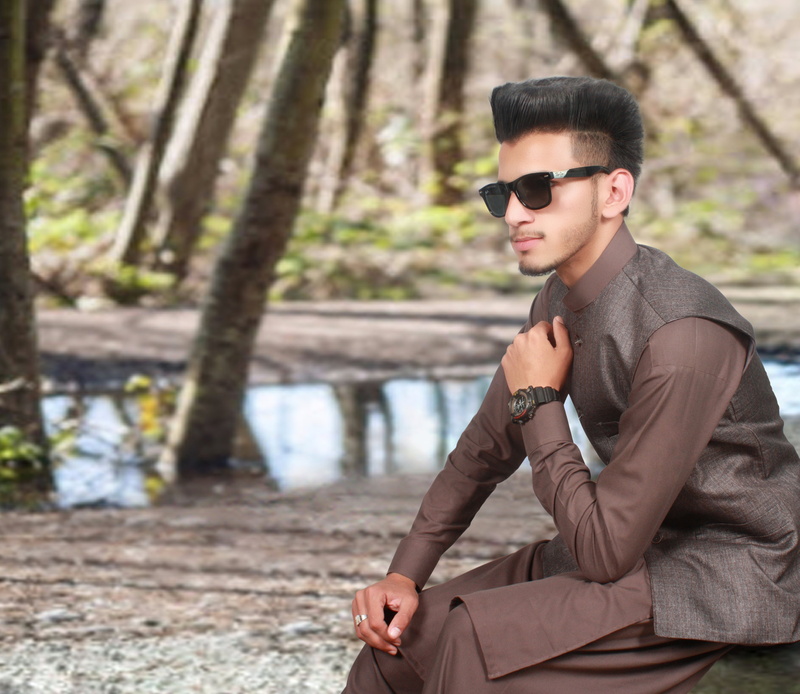 photography, wearing, tree, boy, sunglasses, pakistan, glasses, fashion model, mixed, young adult, three quarter length, looking away, 4K, brown, pakistan fashion