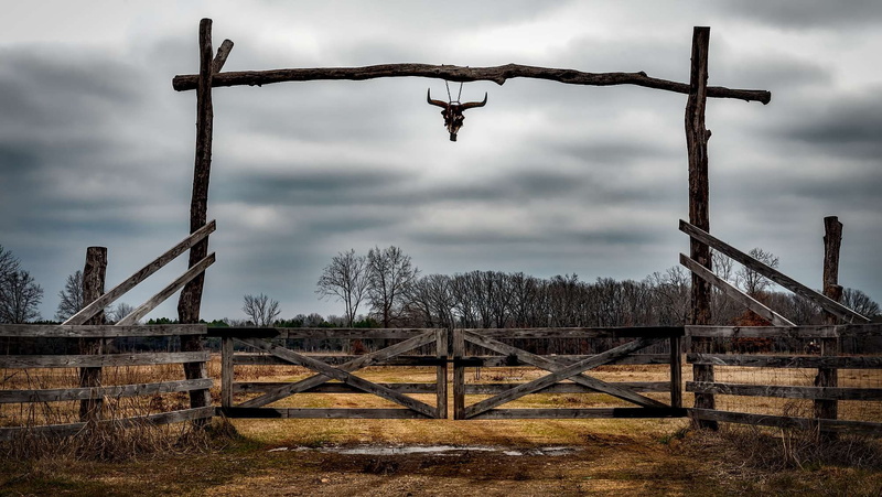 landscape, outdoors, 1080P, entrance, nature, no people, safety, rusty, day, field, farm, sky, wood - material, railing, clouds, architecture, security