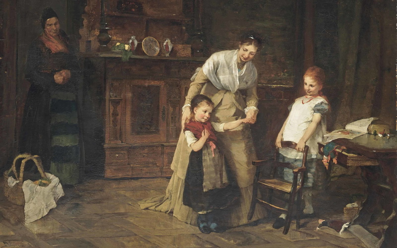 Berta, 1875, Wegmann, The Danish portrait painter, Danish artist and portrait painter, New friends, 2K, Bertha Wegmann