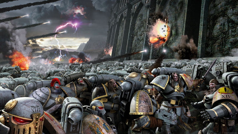 Luna Wolves, Space Marine, 2K, Warhammer 30,000, Warhammer 40,000