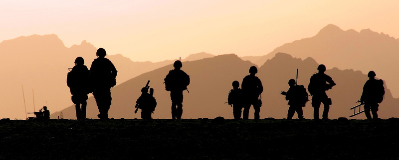 military, beauty in nature, environment, adult, activity, mountain, landscape, mountain peak, scenics - nature, leisure activity, hiking, men, Silhouette