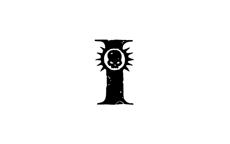 warhammer, skull, bw, k, marines, 40k, 1080P, white, black, space, illustration, video games, hd