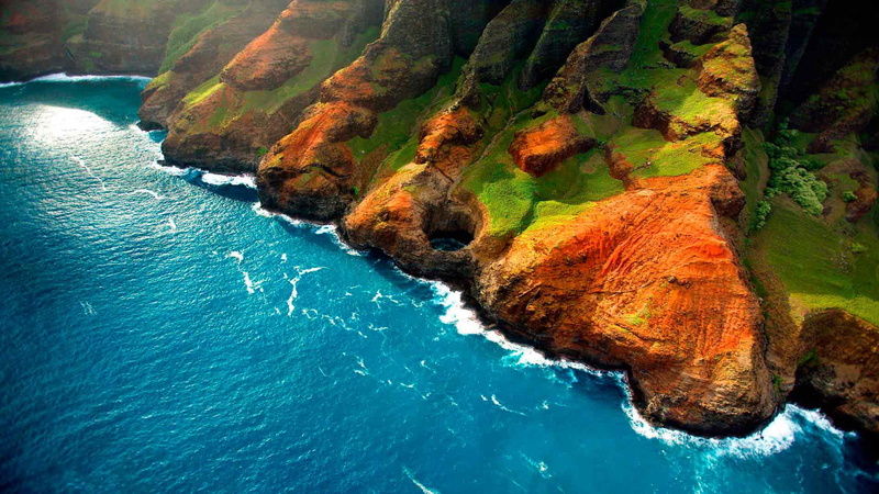 turquoise, land, flowing water, rock - object, sand, shore, scenery, coast, beach, day, turquoise colored, vacation, idyllic, solid, clouds, holiday, turtle