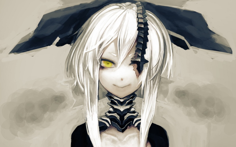 girls, white, 1080P, hd, bows, anime, short, faces, yellow, soft, hair, eyes, art, Scar, shading, ornaments, women, people