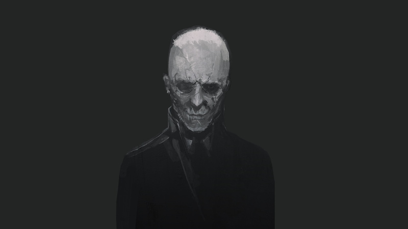 Game of Thrones, death, bald head, original characters, old people, suits, men, zombies, cloaks, white skin, undead, dark, smiling, classic art, scars