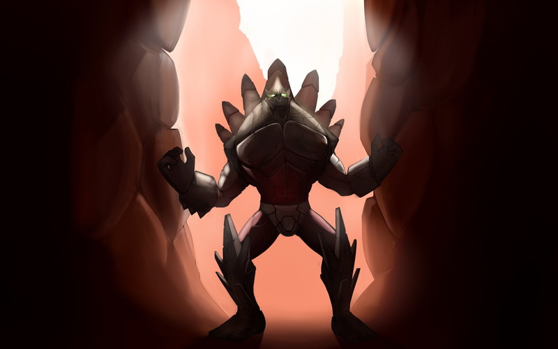 art and craft, male likeness, orange color, indoors, no people, Video Game, figurine, Malphite (League of Legends), League Of Legends, robot, creativity