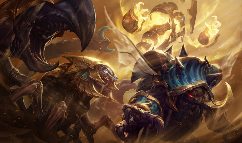 Sand, 720P, Video Game, Golden, Skarner (League of Legends), Xerath (League Of Legends), Rammus (League Of Legends), League Of Legends