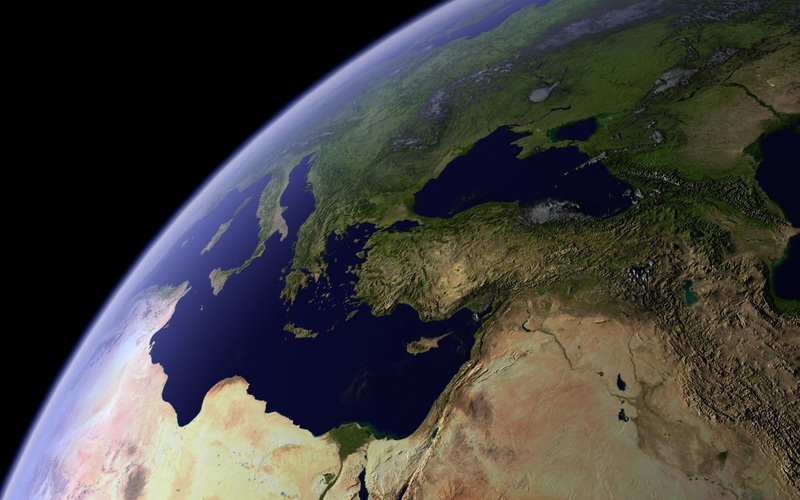 earth, outer space, planets, art, outer, 1080P, turkey, space, orbit, hd