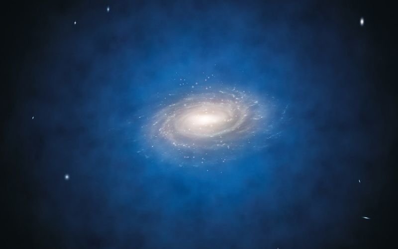 dark matter, galaxy, The Milky Way, 1080P, halo