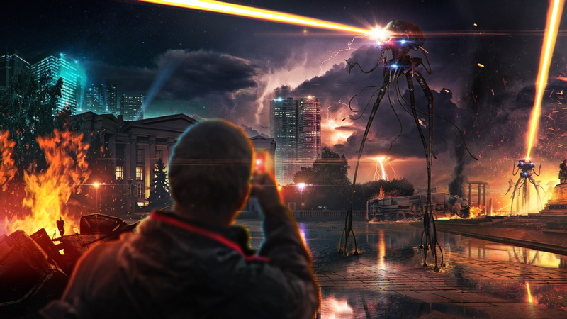 1080P, Last shot or martians strike back!, the city, aliens, invasion