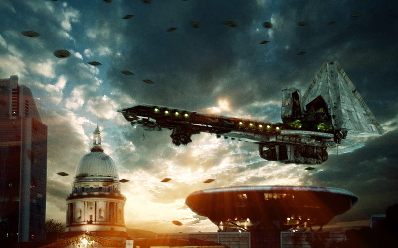 Sci Fi, Alien, Invasion, 1080P, Spaceship
