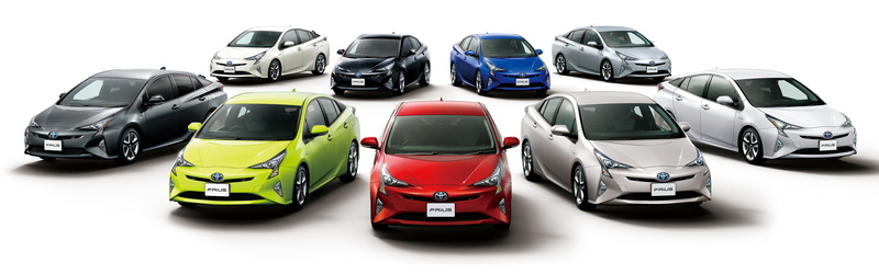competition, reflection, vehicle, sports equipment, helmet, red, front view, electric car, Toyota Prius, transportation, people, simple background, sport