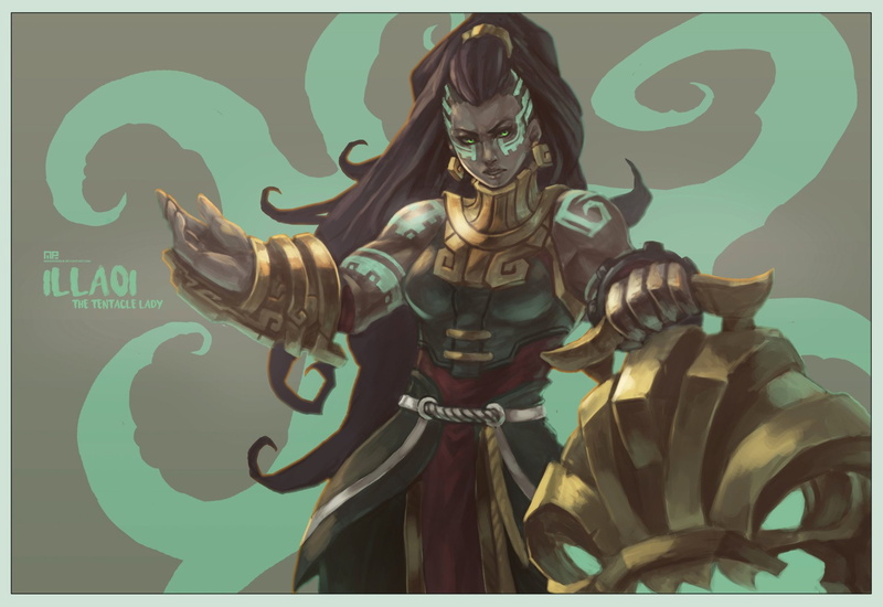 Video Game, League Of Legends, 1080P, Illaoi (League of Legends)