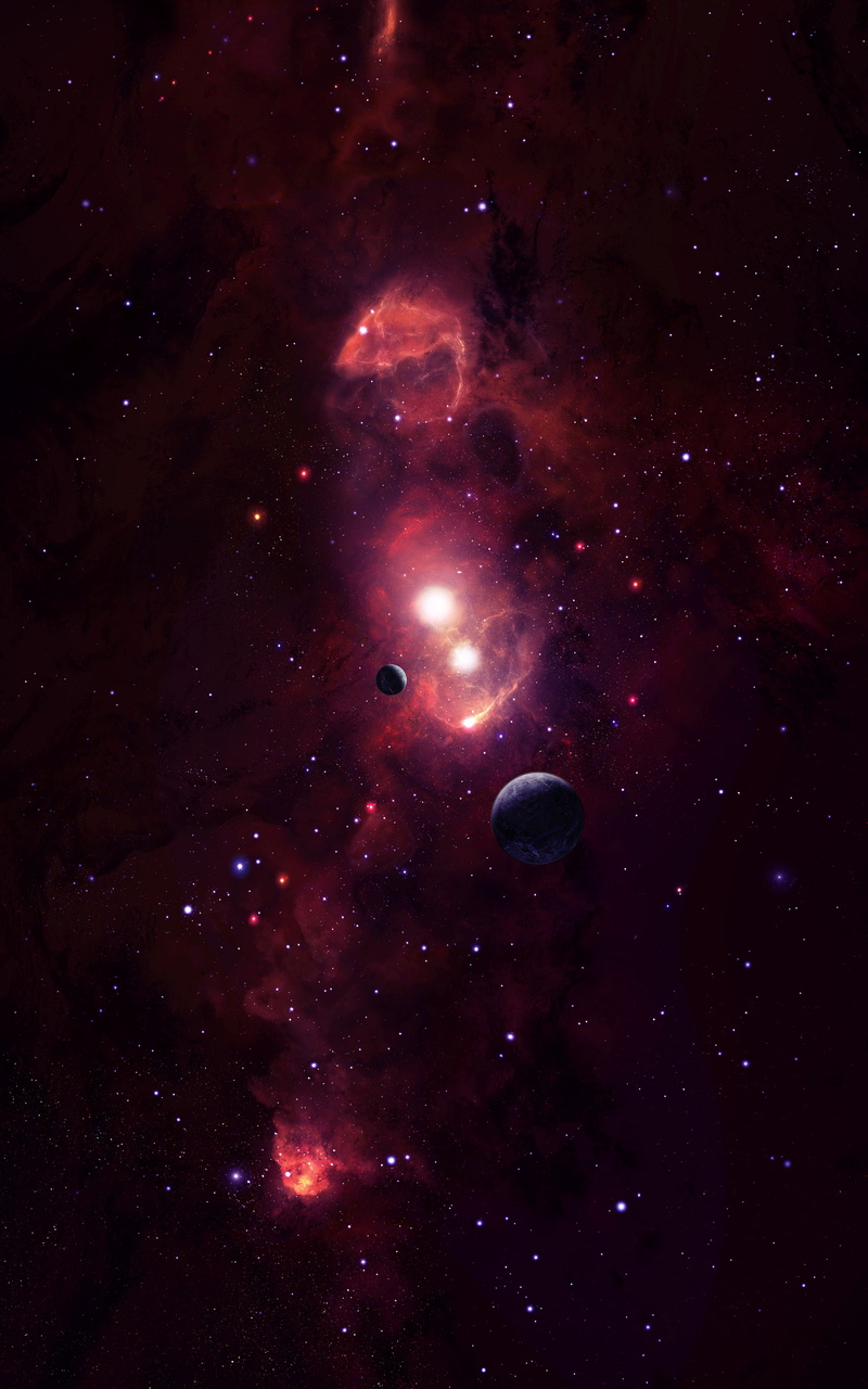 planets, cosmic space, galaxy, space, universe, stars, 2K