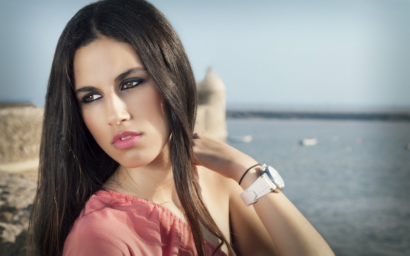 cute, brunette, gril, beauty, 2K, model