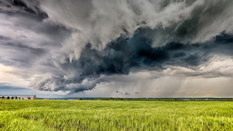 saguenay, Stormy, bec, Benjamin  green, grass, green, gray, de, field, saguenaylacstjean, quebec, 1080P, LAnse, sur, orage, canada, landscape, day, grass field