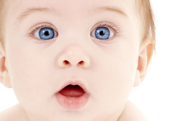baby, eyes, 2K, blue, cute, eyed