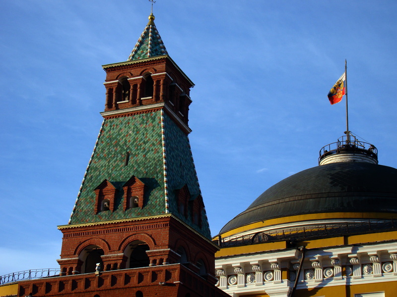 history, religion, moscow, belief, clock, building, grand kremlin palace, kremlevskaya embankment, clear sky, outdoors, the kremlin, building exterior