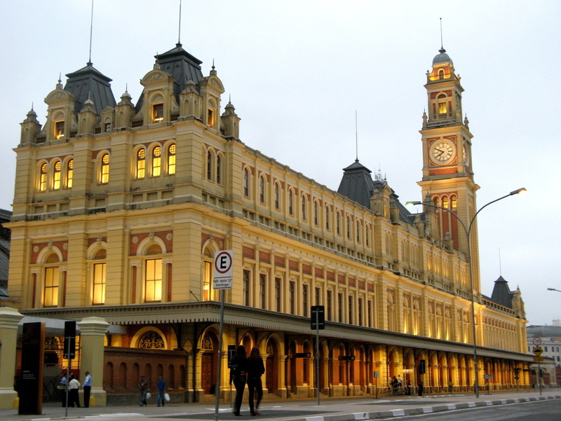 brazil, urban, light station, metropole, city, 2K, building, paulo, landscape, train, sao