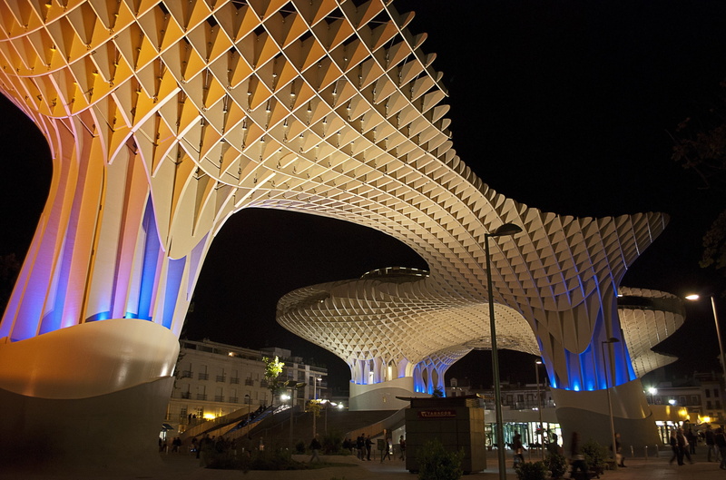 4K, metropol parasol 4k  theme