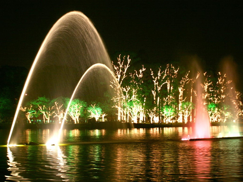 ibirapuera, brazil, sao, 4K, metropole, urban, city, lake, landscape, paulo, night