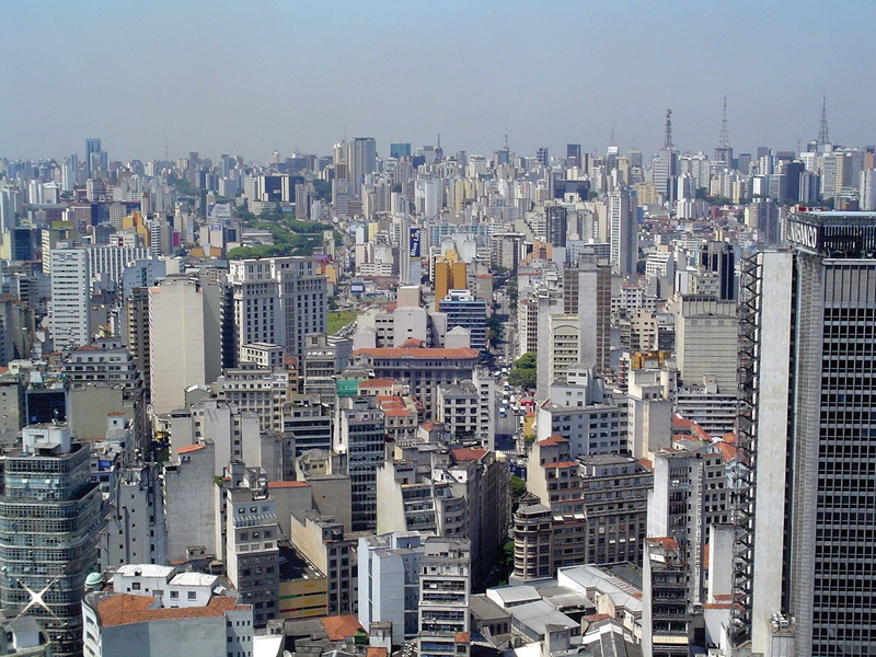 720P, metropole, building, aerial view, urban, brazil, sao, landscape, paulo, city