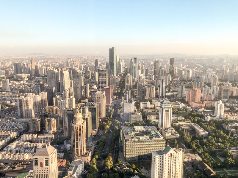 crowded, apartment, vision, outdoors, cityscape, architecture, modern, skyscraper, built structure, office building exterior, nature, sky, nanjing, city