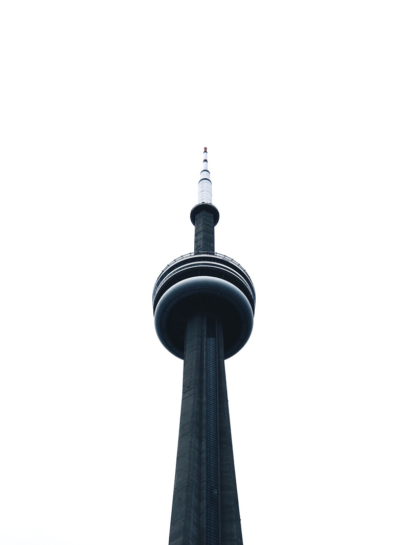 black, television Tower - Berlin, spire, tower, copy space, building Exterior, white, space, tourism, communications Tower, rod, clear sky, low, no people