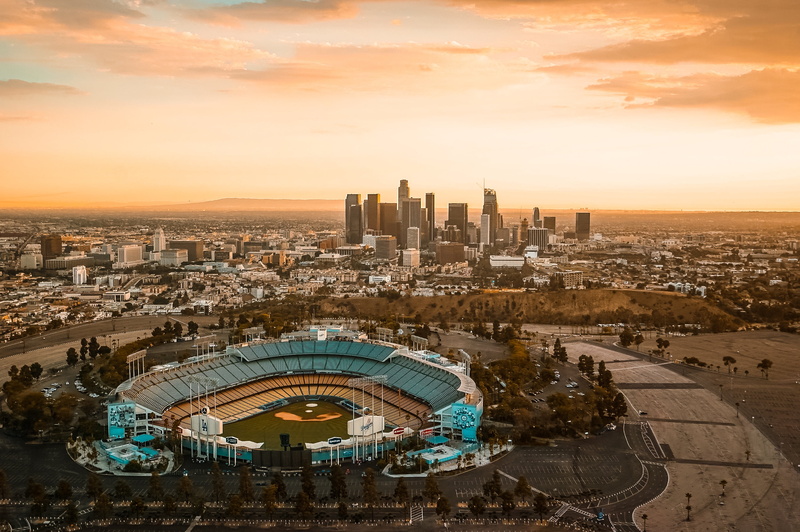 city, usa, office building exterior, high angle view, crowded, famous Place, built Structure, panoramic, crowd, urban Skyline, cityscape, dusk, sunset