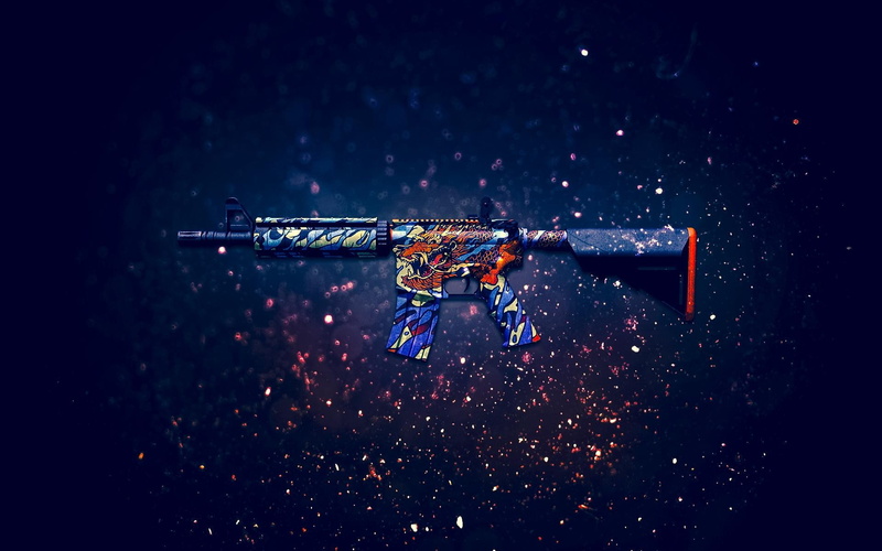 weapon, M4A4, 1080P, Counter-Strike: Global Offensive, video games