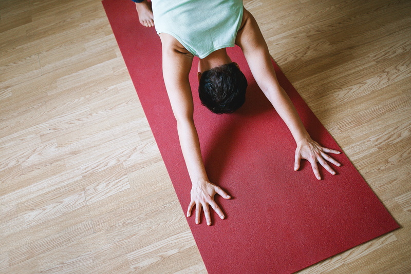 wood, 5K, clothing, exercise, flooring, beautiful, lifestyles, hardwood floor, sport, high angle view, person, yoga, posture, young women, indoors, exercising