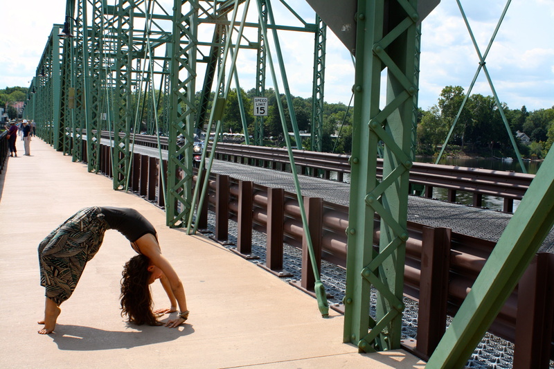 young adult, full length, asana, training, lifestyles, fitness, body, architecture, girl, stretch, women, yoga, nature, bridge, exercising, 4K, leisure activity