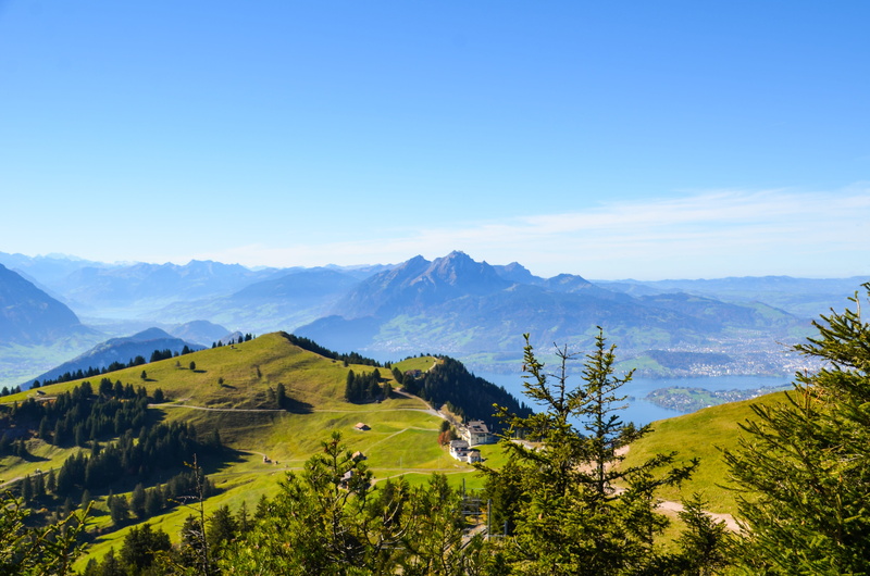 switzerland, rigi, 4K, mountains, alp, alpine, rolling landscape, holidays, tranquility, mountain range, idyllic, day, tree, mountain ridge, sky, pilatus