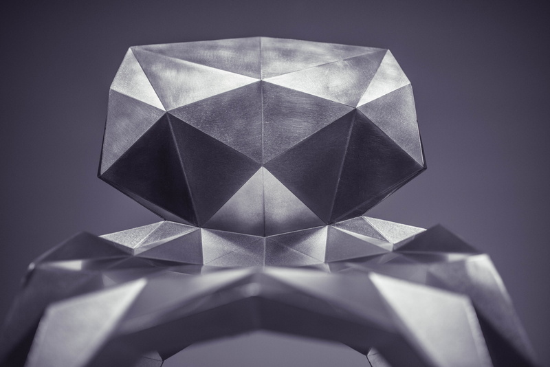 sculpture, luxury, perfume, origami, diamond, modern art, triangle, geometric shape, single object, accessory, sphere, gemstone, pattern, shiny, three dimensional