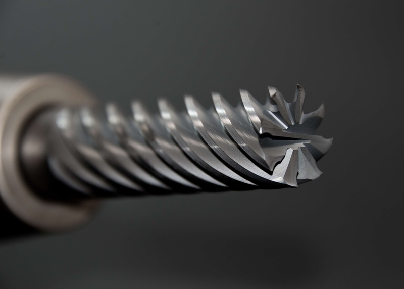 close-up, 4K, power tool, metal, drilling head, copy space, selective focus, black background, steel, drill, animal representation, origami, pattern, no people