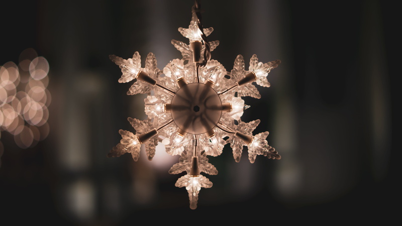 paper, illuminated, snowflakes, focus on foreground, winter, christmas decoration, frozen, snowflake, powder, lamp, christmas, lampshade, ice, shape, close-up