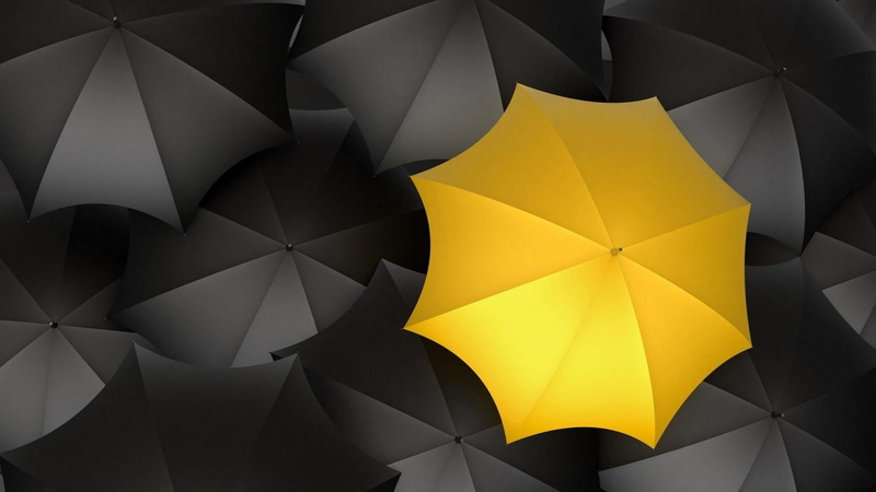 individuality, abstract, futuristic, design, creativity, studio shot, pattern, three dimensional, shape, group of objects, origami, 1080P, umbrella, art and craft