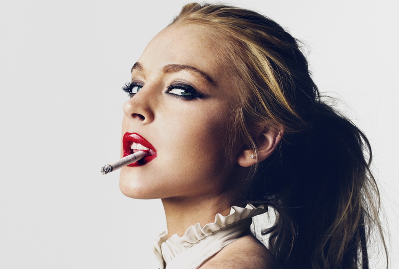 Most Popular Celebs, Lindsay Lohan, 4K, singer, model, actress