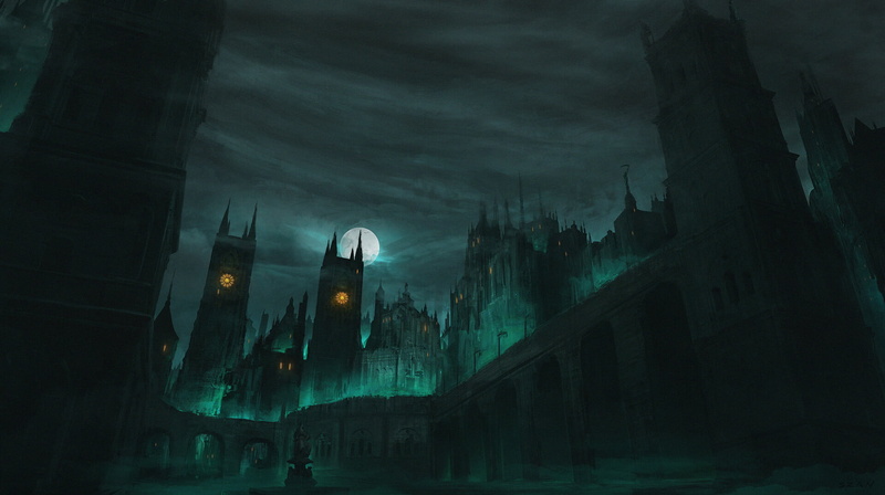 Bruno Szan, 1080P, castle, Moon