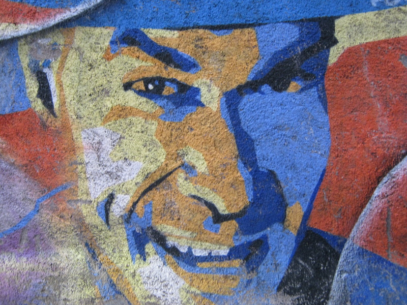 wall - building feature, fence, mural, view, eyebrow, art and craft, beautiful, the spaniard, eyes, street art, urban graffiti, 2K, person, views, architecture