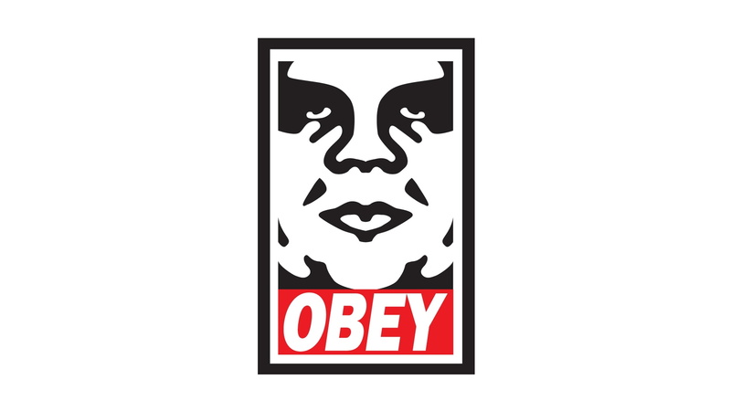 obey, 1080P, hd, white, digital/artwork