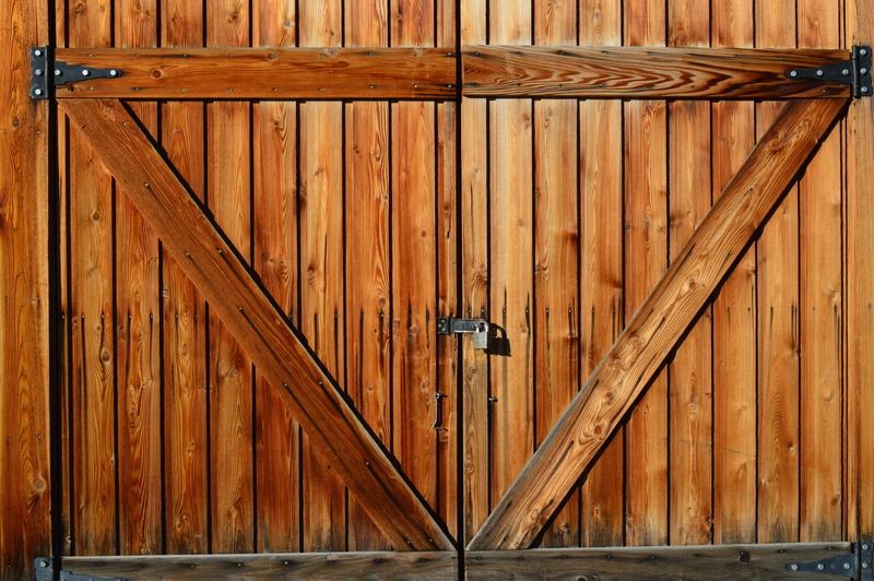 rustic, no people, closed, exterior, shed, wood, close-up, barn door, door, outdoors, backgrounds, entrance, safety, protection, wood - material, old, lock