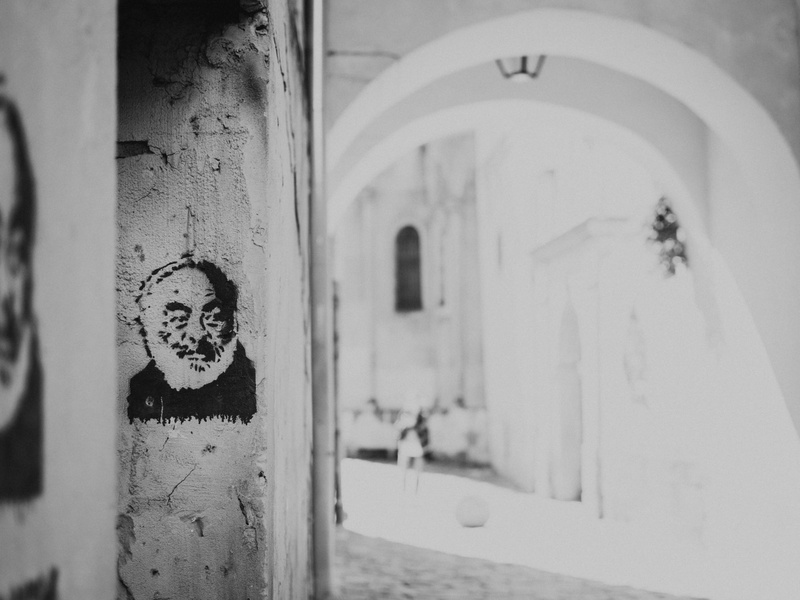 shed, creativity, urban, abandoned, focus on foreground, day, architecture, photo, town, history, wall - building feature, stencil, door, religion, city